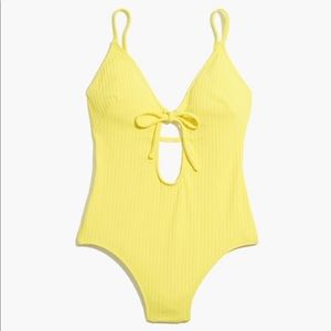 Solid & Striped sunshine yellow one-piece